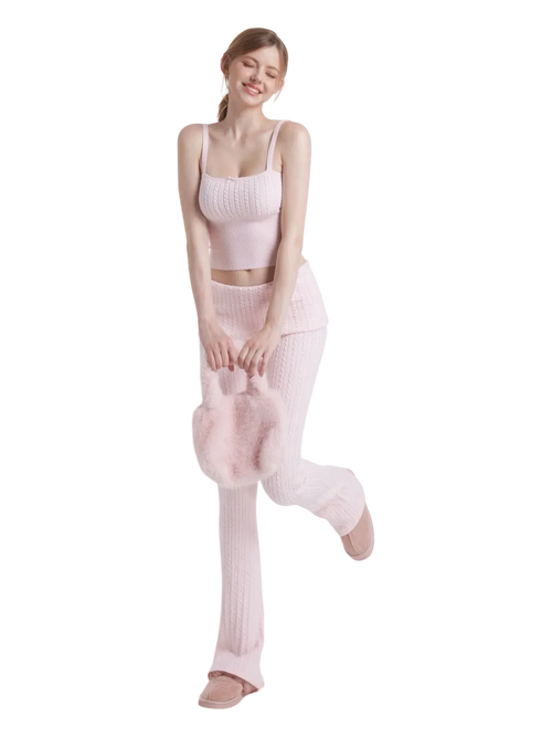 Colette Cable Knit Cami Top - Angel Ruche