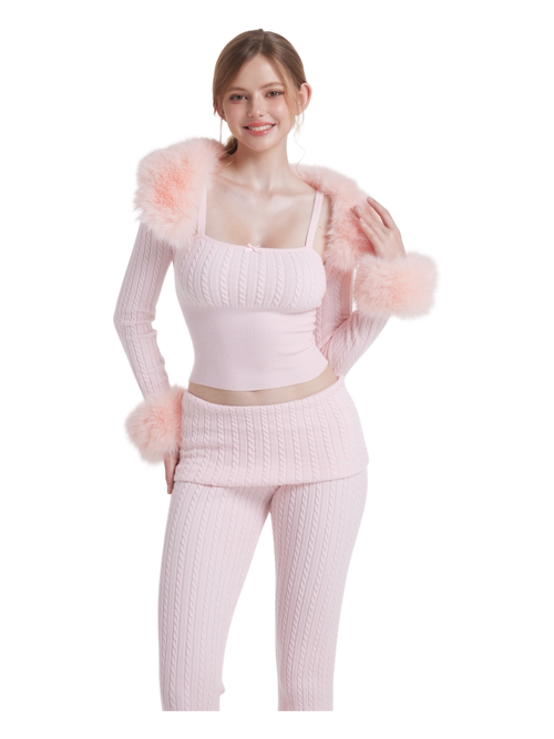 Colette Cable Knit Set