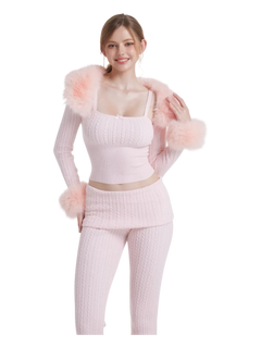 Colette Cable Knit Cami Top - Angel Ruche