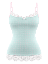 Dewdrop Reversible Lace Cami (Pink Teal)