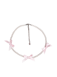 Handmade Ribbon Pearl Choker - Angel Ruche