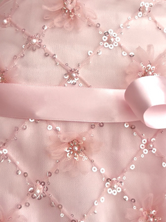 Averie Beaded Sequin Skirt + Lace Shorts