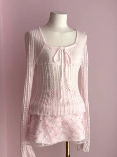 Averie Beaded Sequin Skirt + Lace Shorts - Angel Ruche