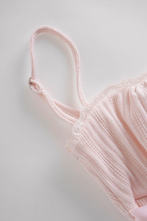 My True Form Cotton Cami Top (Pink Bow) - Angel Ruche