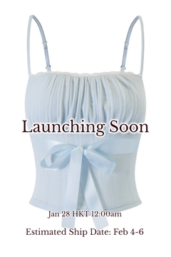 My True Form Cotton Cami Top (Snow Blue) - Angel Ruche