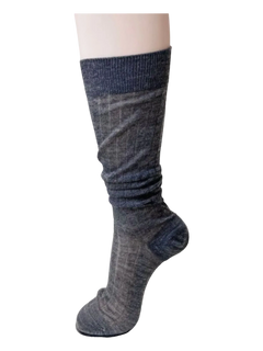 Reguler Calf High Socks (Dark Grey) - Angel Ruche