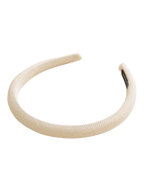 Smart Girl Woven Headband (Ivory) - Angel Ruche