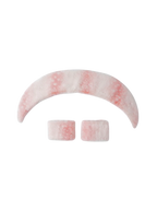 My True Form Fawn Fur Collar + Cuff Set (Pink) - Angel Ruche