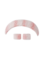 My True Form Fawn Fur Collar + Cuff Set (Pink)