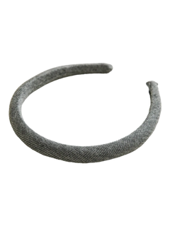 Smart Girl Woven Headband (Grey) - Angel Ruche