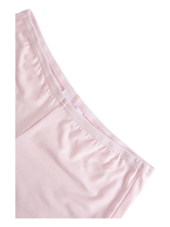 Basic Pink Safety Shorts (Black Lace)
