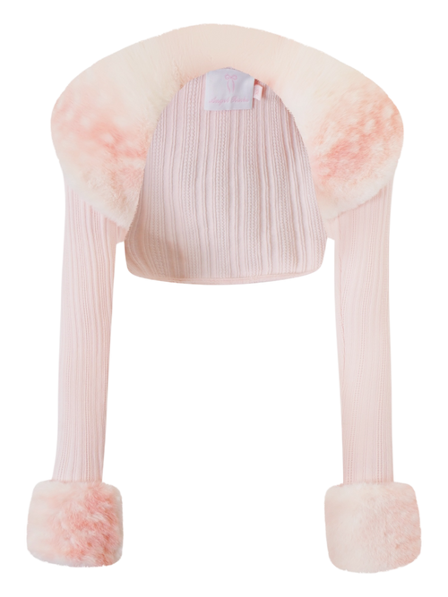 My True Form Fawn Fur Collar + Cuff Set (Pink)