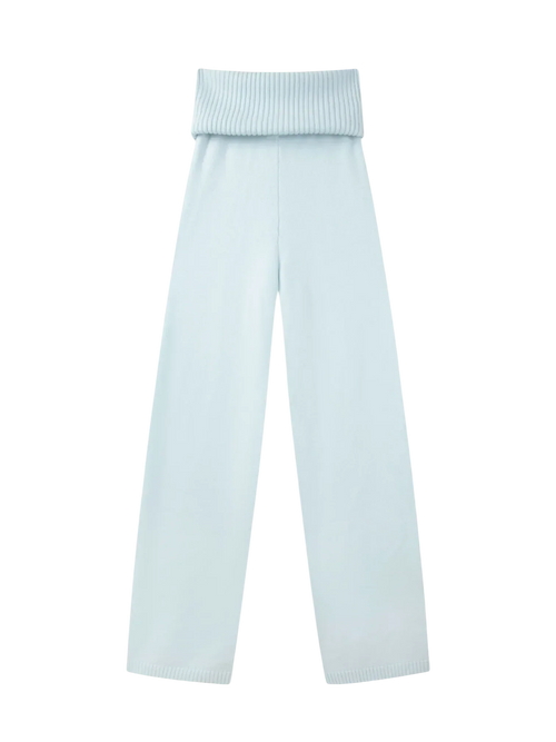 That Girl Rib Knit Set (Baby Blue) - Angel Ruche