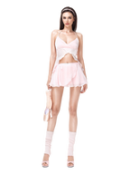 Pirouette Babydoll Wrap Set (Baby Pink)