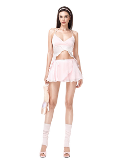 Pirouette Ballet Wrap Skirt (Baby Pink) - Angel Ruche