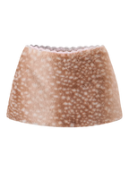 My True Form Fawn Mid-Rise Fur Lace Skirt - Angel Ruche