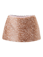 My True Form Fawn Mid-Rise Fur Lace Skirt