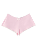 Angelic Allure Lacey Bow Shorts - Angel Ruche