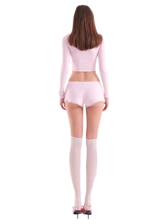 Angelic Allure Lacey Bow Matching Set - Angel Ruche