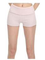 Spring Kissed Knit Shorts (Baby Pink) - Angel Ruche