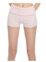 Spring Kissed Knit Shorts (Baby Pink)
