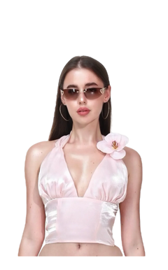 Luna Glow Halter Top - Angel Ruche