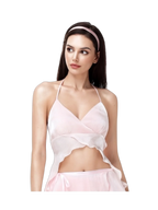 Pirouette Babydoll Top (Baby Pink) - Angel Ruche