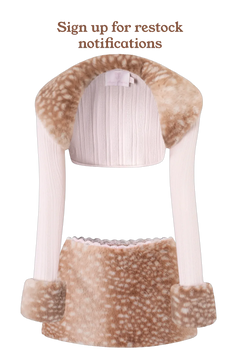 My True Form Fawn Set (Fur Bolero + Skirt Set) - Angel Ruche