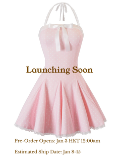 Dolly Polka Dot Dress + Petticoat (Pink)