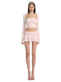 Pink Pilate Princess Long Sleeve Bolero Strug Cardigan