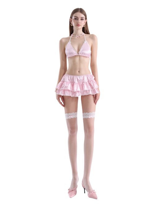 Pink High Socks for Daily Looks