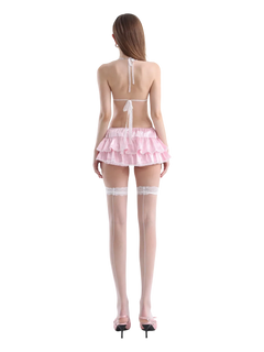 Pink High Socks for Daily Looks - Angel Ruche