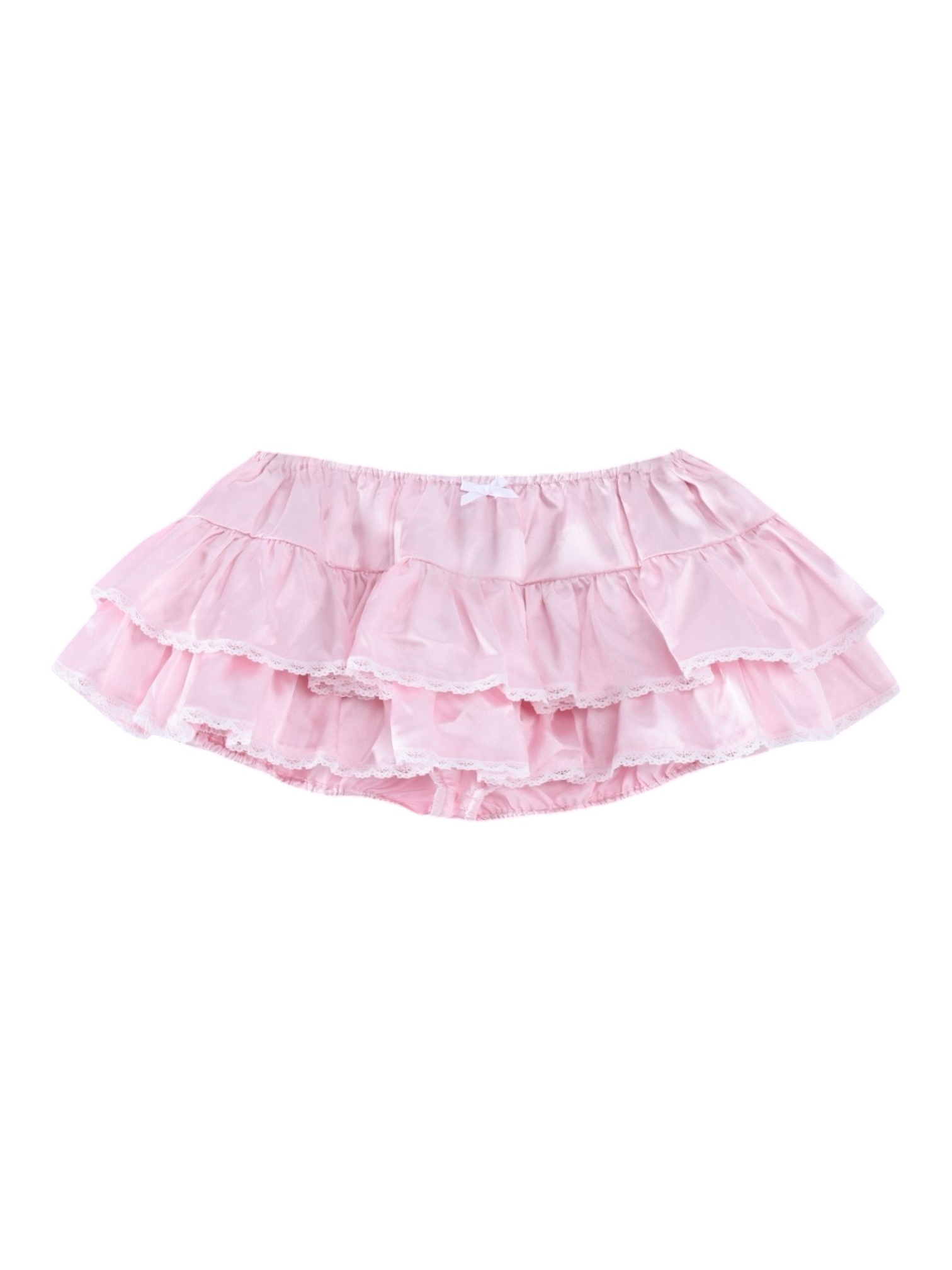 Satin Romance Mini Skirt (Pink) – Angel Ruche