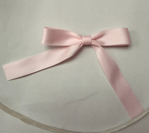 Pink Ribbon Bow Safety Pin Accessory - Angel Ruche