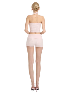 Spring Kissed Knit Halter (Baby Pink) - Angel Ruche