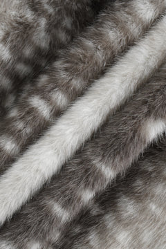 My True Form Fawn Mid-Rise Fur Lace Skirt (Black) - Angel Ruche