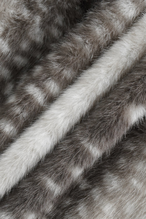 My True Form Fawn Fur Bolero Cardigan (Black) - Angel Ruche