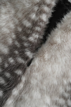 My True Form Fawn Mid-Rise Fur Lace Skirt (Black) - Angel Ruche