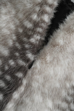My True Form Fawn Mid-Rise Fur Lace Skirt (Black) - Angel Ruche