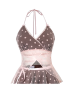 Maison Polka Babydoll Top - Angel Ruche