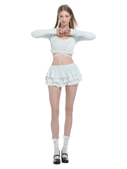 Ballerina Bliss 3 Piece Set (Minty Green) - Angel Ruche