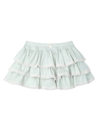 Ballerina Bliss Ruffle Mini Skirt (Minty Green) - Angel Ruche