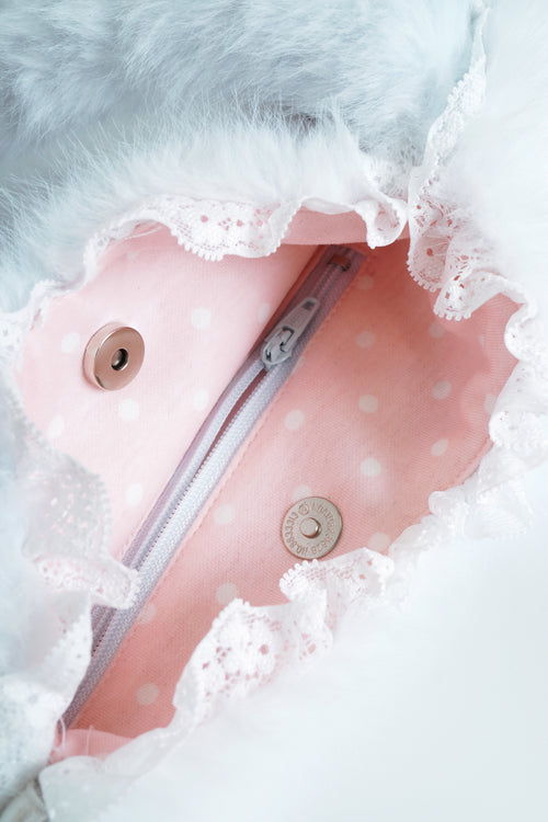 My True Form Fawn Heart Bag (Snow Blue)