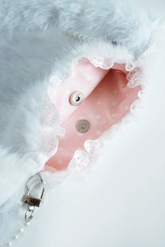 My True Form Fawn Heart Bag (Snow Blue) - Angel Ruche