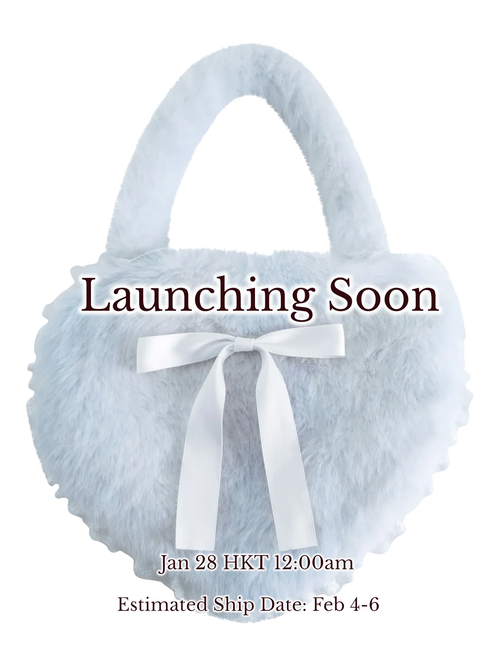 My True Form Fawn Heart Bag (Snow Blue) - Angel Ruche