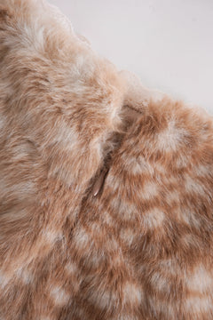 My True Form Fawn Mid-Rise Fur Lace Skirt - Angel Ruche