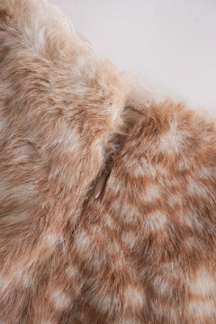 My True Form Fawn Mid-Rise Fur Lace Skirt - Angel Ruche