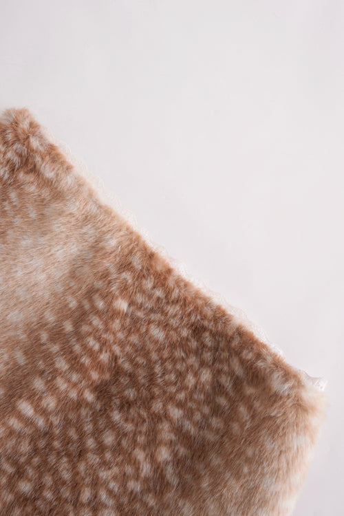 My True Form Fawn Mid-Rise Fur Lace Skirt