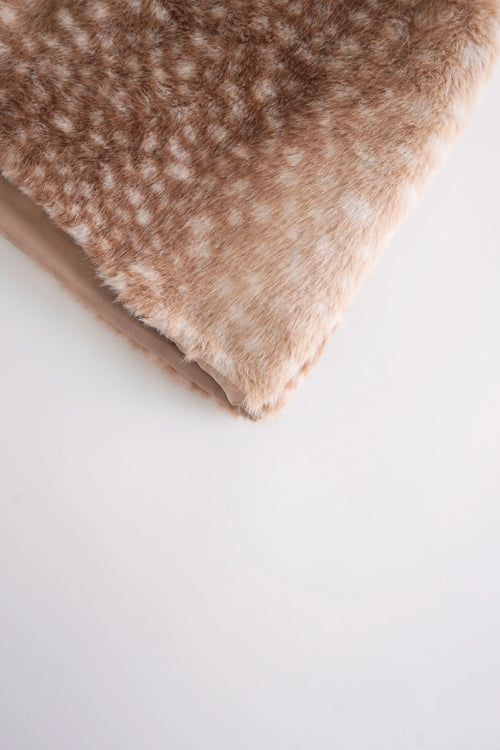 My True Form Fawn Mid-Rise Fur Lace Skirt - Angel Ruche