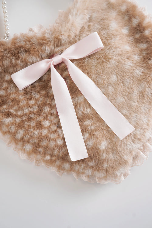 My True Form Fawn Heart Bag (Tan) - Angel Ruche